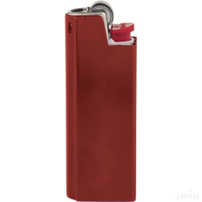 BIC® Aluminium Flat Case rood