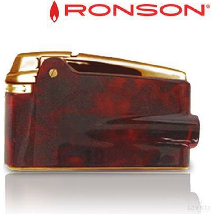 Ronson Varaflame Bruin Marble - Goud