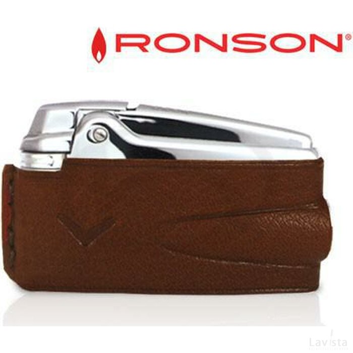 Ronson Varaflame Leer Bruin