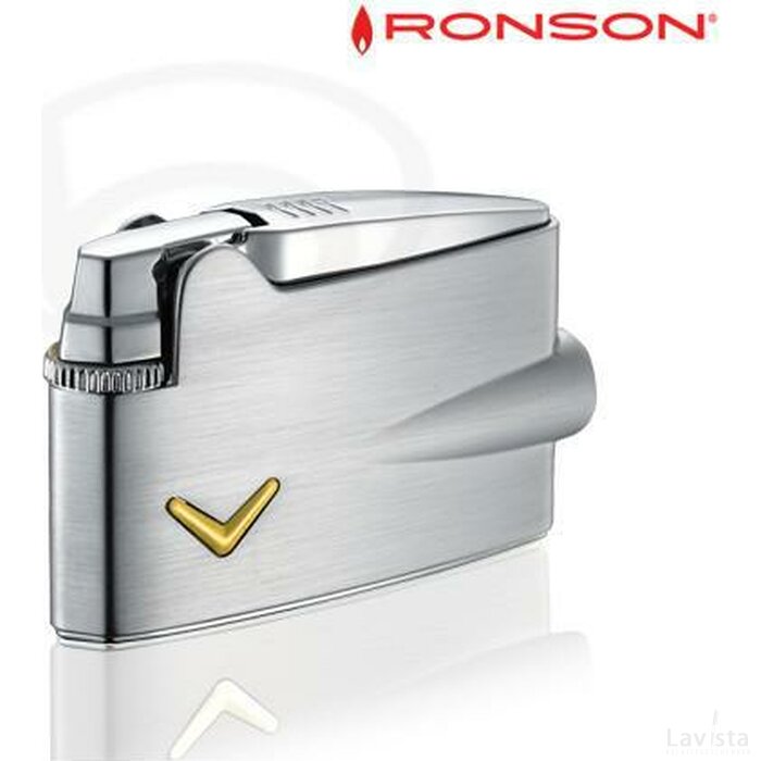 Ronson Mini Varaflame - Chrome Satin