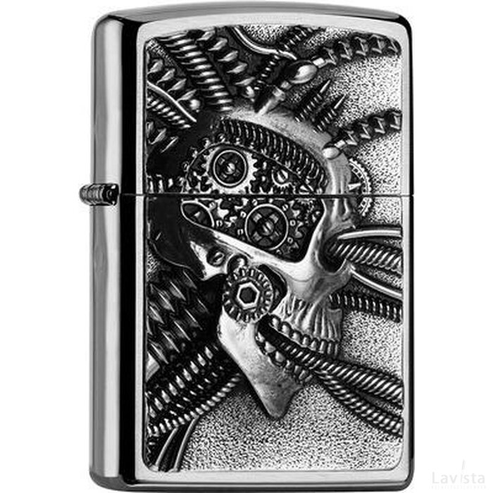 ZIPPO CYBERPUNK SKULL