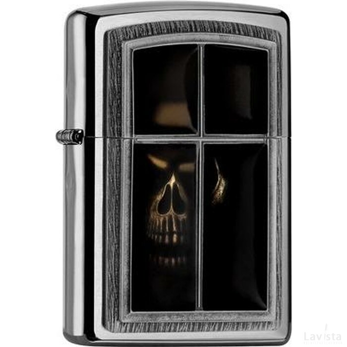 ZIPPO WINDOW SKULL