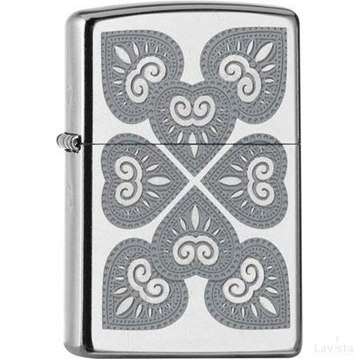 ZIPPO HEART DESIGN