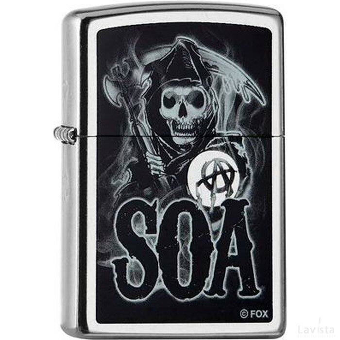 Bedrukte zippo aanseker met Soa opdruk