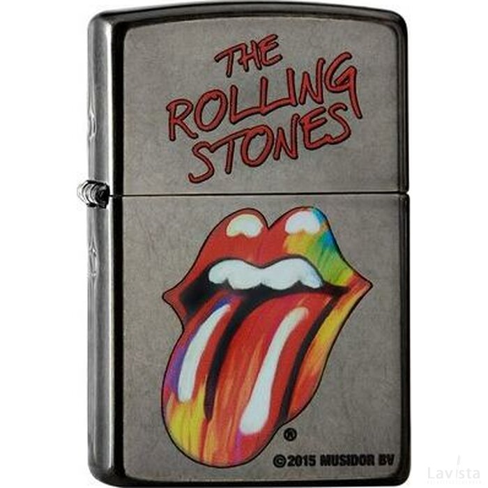 Zippo aansteker met rolling stones opdruk