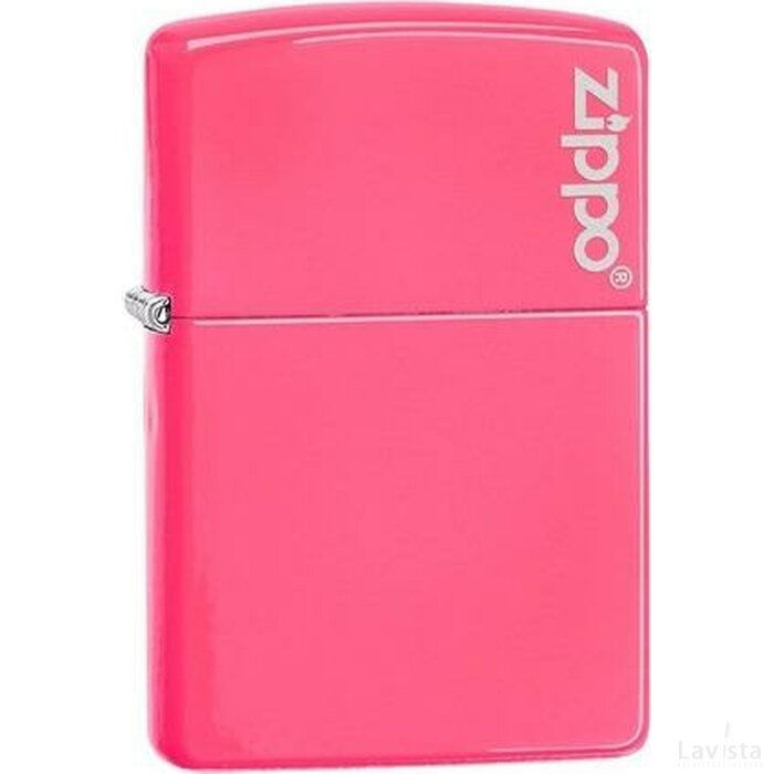 ZIPPO NEON PINK LOGO