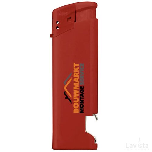 Piezo aansteker met flessenopener | GO | rood |