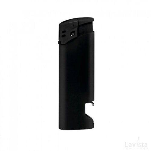 Piezo aansteker met flessenopener | GO | zwart |