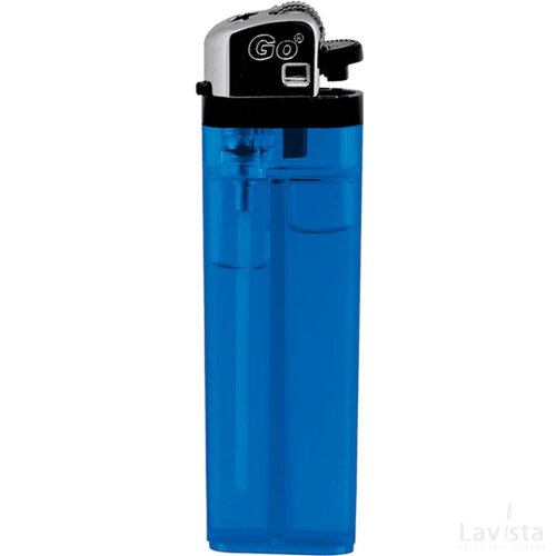 Aansteker Go wegwerp transparant blauw