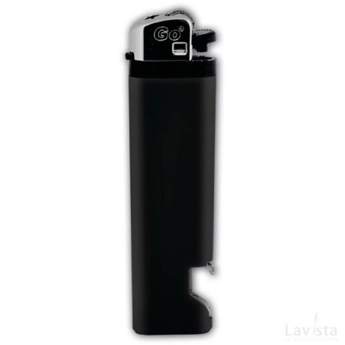 Wegwerp flessenopener classic | zwart | GO |