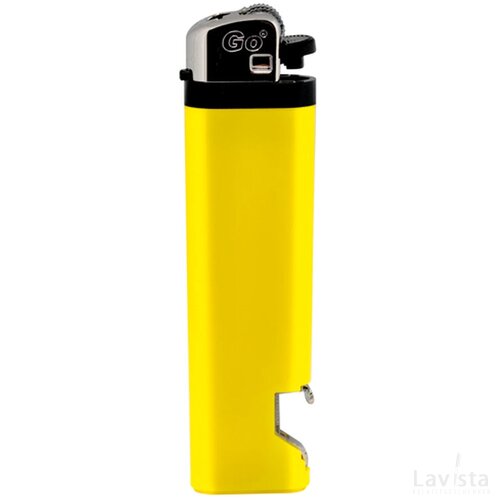 Wegwerp flessenopener classic | geel | GO |