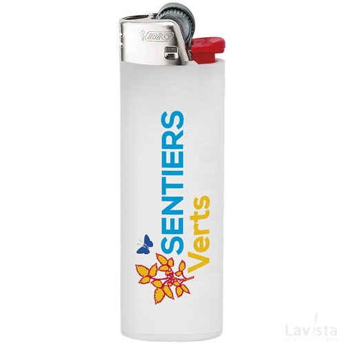 BIC aansteker J26 Wit met Opdruk