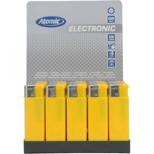 Aansteker Atomic Flat geel