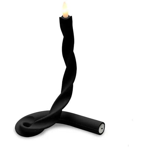 Flexibele LED Kaars Zwart