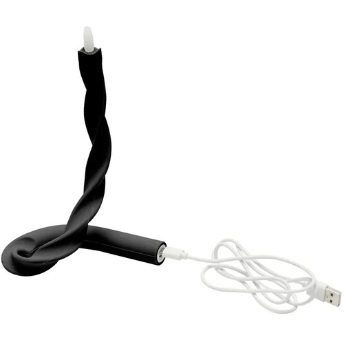 Flexibele LED Kaars Zwart