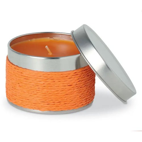 Geurkaars in blikje Oranje