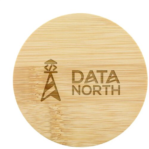 Geurkaars In Glas Met Bamboe Deksel Zwart