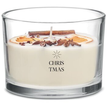 Plantaardig kaars in glas Wit Plantaardig kaars in glas Wit