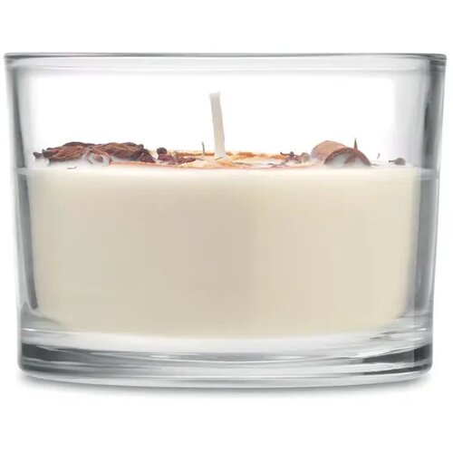 Plantaardig kaars in glas Wit