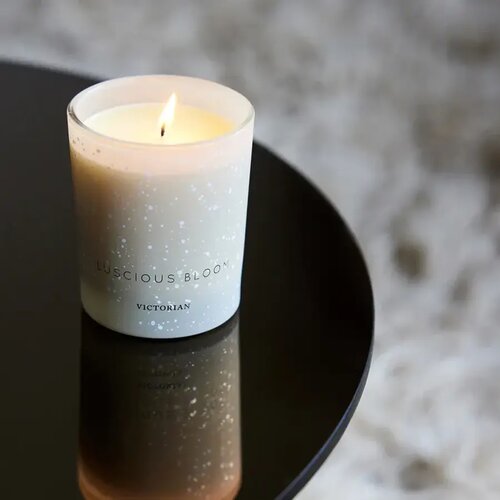 Victorian Luscious Bloom kaars wit