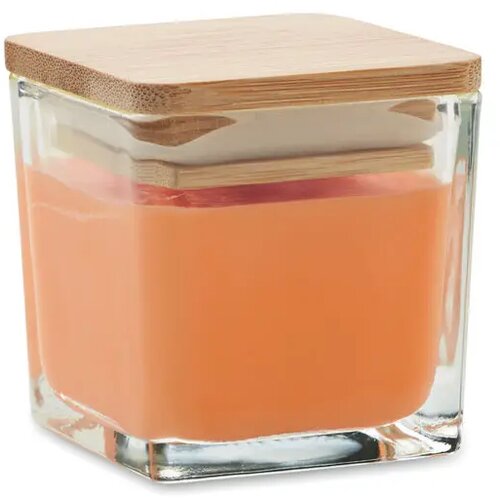 Vierkante geurkaars Oranje