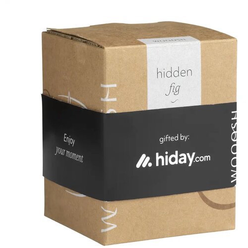 Wooosh Scented Candle Hidden Fig Geurkaars Bruin