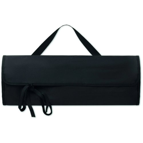 Barbecue schort met bestek Zwart