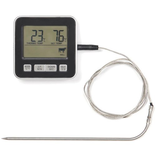VINGA Hays vleesthermometer Zwart